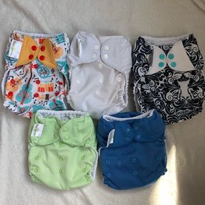BumGenius pocket diapers lot of 5